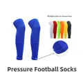 Adult Leg Warmers Elastic Soccer Shin Guard Calf Socks Over Knee Men Sports Compression Protection