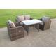 Rattan Garden Furniture Sofa Table | Wowcher