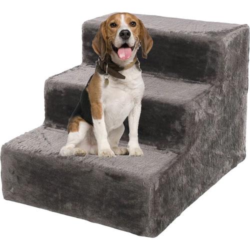 Hundetreppe 45x60x40 cm - Katzentreppe - Für Bett und Sofa - Hunderampe - Für Hunde und Katzen bis