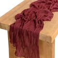 2 pièces écharpe en tissu froissé drapeau de table drapeau de table de fête fête d'anniversaire décoration en tissu froissé fil de Barry pâte frite torsions serviette froissée
