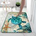 motif benthos terre de diatomées tapis de bain super absorbant salle de bain tapis de bain créatif tapis de salle de bain corail velours nouveau design