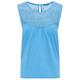 Tranquillo - Women's Top mit Spitzendetails - Top Gr S blau