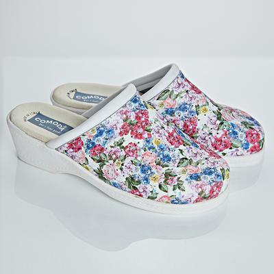 Leder-Clog "Angela" geblümt Image
