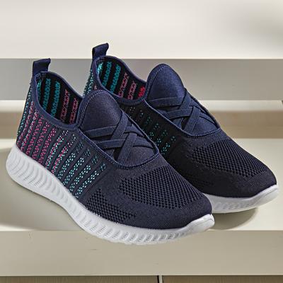 Sneaker elastisch, dunkelblau Image
