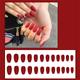 Sensual Scrub Ballet Nail Matte Coffin Nail Wear Nail Nail Piece Trapezoidal Fake Nail Finished Product