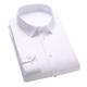 Men's White Dress Shirt Button Up Smart Shirt Non Iron Wrinkle-Free Long Sleeve Shirt 100% Cotton White Blue Business Formal Work Daily Wear