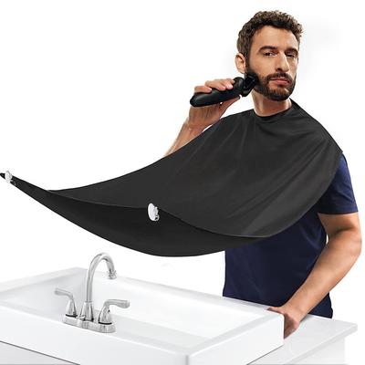 Beard Bib New Version Beard Catcher Apron for Shaving and Trimming Adjustable Neck Straps Hair Clippings Catcher Grooming Beard Apron for Men Beard Mustache Care