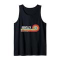 I Love Bentley Personalisierter Retro Sonnenuntergang Vorname Tank Top