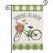 Spring is Here Garden Flag Vertical Double Sided Be Yourself Polyester Burlap Rainbow Flags Gay Pride Lesbian LGBT Pansexual Yard Farmhouse Outdoor Decor 12.5x18 Inch (Be Yourself 12.5x18)