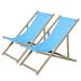 2 Pcs Beach Sling Patio Chair Outdoor Wood Folding Chairs Low Slung X Shaped Portable Reclining Beach Chair Deck Chair