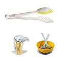 Deagia Kitchen Chopper Clearance Kitchen Baking Multifunctional 3-In-1 Food Tongs Barbecue Tongs Silicone Tongs Plates