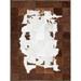 Brown/White 168 x 120 x 8 in Area Rug - Art Hide Rectangle Tranquilo Indoor/Outdoor Area Rug Nylon/Cowhide | 168 H x 120 W x 8 D in | Wayfair