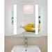 Electric Mirror Fusion Frameless Lighted Bathroom/Vanity Mirror in White | 36 H x 28 W x 1.75 D in | Wayfair FUS-2836-AE