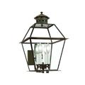 Fourteenth Colony Lighting 4 - Light Outdoor Wall Lantern Brass/Glass/Metal | 21.5 H x 13.5 W x 15.75 D in | Wayfair 3421