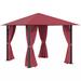 Myhomekeepers 10 Ft. W x 10 Ft. D Aluminum Patio Gazebo | 8.5 H x 116.4 W x 116.4 D in | Wayfair YJYX14001A