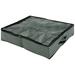 Kyoffiie Underbed Shoes Storage Bags 45L Large Capacity Underbed Shoes Storage Box with Reinforced handles and Transparent Lid Foldable Underbed Shoes Storage Containers for Clothing Shoes