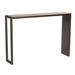 Lake Shore Console Table Plastic in Brown/Red John Strauss Furniture Design, Ltd | 34 H x 72 W x 11 D in | Wayfair LS2211-72-34-M-RT