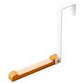YOLOKE Wall-Mounted Solid Wood Door Hanger for Clothing Bags and Hats - No-Drill Over-the-Door Storage Solution