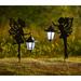 Metal Fairy Solar Light Outdoor Decoration Metal Fairy Garden Stake Solar Stake Light for Lawn Patio or Courtyard 2pack