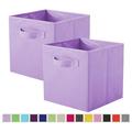 PinkSheep Foldable Fabric Storage Cube Bins 11 Cube Organizer Basket Bin 2 Pack