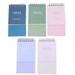 Gongxipen 5Pcs Desktop 2022 Calendars Table Calendars Yearly Planners (Assorted Color)