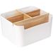 Desktop Organizer Multifunctional Wooden Pen Holder Desk Storage Box for office