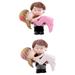 6 Pairs Princess Hug Couple Decorations Outdoor for Figures Cake Ornament Puppet Glass Bookshelf Loverly Vinyl Bridegroom