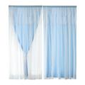2 Panels Home Curtains Layered Solid Plain Panels And Sheer Sheer Curtains Window Curtain Panels 39 Long Curtains 120 Length 84 in Curtains 2 Panel Curtain Bath Curtains 72 Inch Length 2 Panels Set