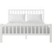 Hampton Wooden Platform Bed by Camden Isle in White (Size KING)