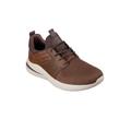 Men's Skechers® Delson 3.0 Cicada by Skechers in Dark Brown Leather (Size 13 M)