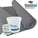 Epdm Rubber Roofing Kit For Flat Roofs - 1.2mm Bba Certified Classicbond Rubber Roofing Membrane And Adhesives - 6.5M X 1.5M