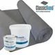 Epdm Rubber Roofing Kit For Flat Roofs - 1.2mm Bba Certified Classicbond Rubber Roofing Membrane And Adhesives - 8.5M X 1.5M