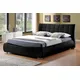 Luxurious Curved 4Ft6 Double Dorado Faux Leather Bed