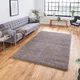 Beige Plain Shaggy Modern Polypropylene Easy To Clean Rug For Living Room Bedroom And Dining Room-200Cm X 290Cm