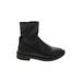 Zara Boots: Black Solid Shoes - Women's Size 35 - Round Toe