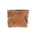 MICHAEL Michael Kors Leather Shoulder Bag: Pebbled Tan Color Block Bags