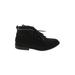 Sonoma Goods for Life Ankle Boots: Black Print Shoes - Women's Size 8 1/2 - Round Toe