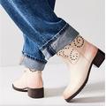 Free People Shoes | Free People Harmony Studded Ankle Boots *Brand New In Box* Hard To Find* Pink. | Color: Pink | Size: 8.5