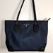 Michael Kors Bags | Michael Kors Navy Blue Nylon Tote Euc | Color: Black/Blue | Size: Os