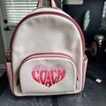Coach Bags | Coach Leather Backpack Bag | Color: Pink/White | Size: Os