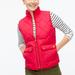 J. Crew Jackets & Coats | New! J Crew Sz Xs X-Small Bright Hot Pink Quilted Puffer Vest Nwt | Color: Pink | Size: Xs