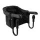 Table High Chair, Foldable High Safety Hook Easy to Mount on The Chair 3-Point Belts for Travel (Black)