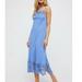 Free People Dresses | Free People Intimately Abbie Crinkle Cotton Crochet Slip Maxi Dress | Color: Blue | Size: S