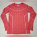 Athleta Tops | Athleta Embodiment Long Sleeved Athletic Top Women's Size Large | Color: Red | Size: L