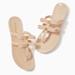 Lilly Pulitzer Shoes | Lilly Pulitzer Size 8 Harlow Jelly Bow Sandals In Nude | Color: Cream | Size: 8