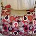 Coach Bags | Coach Sateen Satin Multicolored Crossbody Bag In Excellent Condition! | Color: Gray/Red | Size: Os