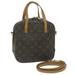 Louis Vuitton Bags | Louis Vuitton Monogram Spontini Hand Bag 2way M47500 Lv Auth Tb1015 | Color: Brown | Size: W7.9 X H7.9 X D3.1inch