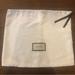 Gucci Bags | Gucci White Satin Duster Dust Bag Shoe Storage Cover Drawstring 11.5 X 14.25" | Color: Blue/White | Size: Os