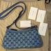 Gucci Bags | 100% Authentic! Gucci X Palace Blue Gg-P Canvas Half-Moon Crossbody Bag | Color: Blue | Size: Os