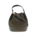 MICHAEL Michael Kors Leather Bucket Bag: Pebbled Green Print Bags